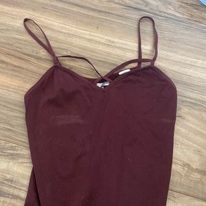 maroon size medium bodysuit